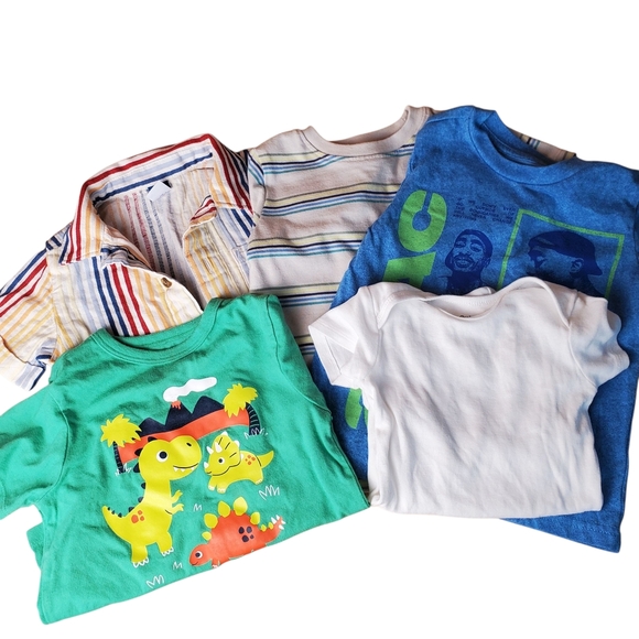 5 pc Bundle 18m-2T Shirts. Old Navy, Gerber, Ch. Place, etc. A0014 - Picture 1 of 9